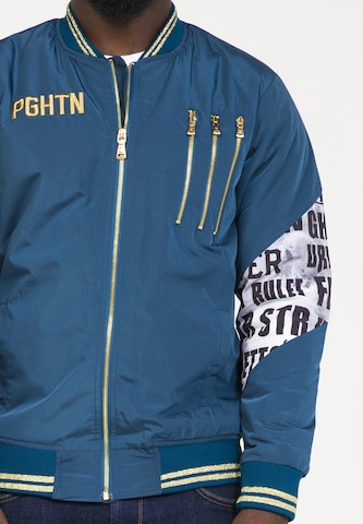 PLUS EIGHTEEN Between-Season Jacket in Blue