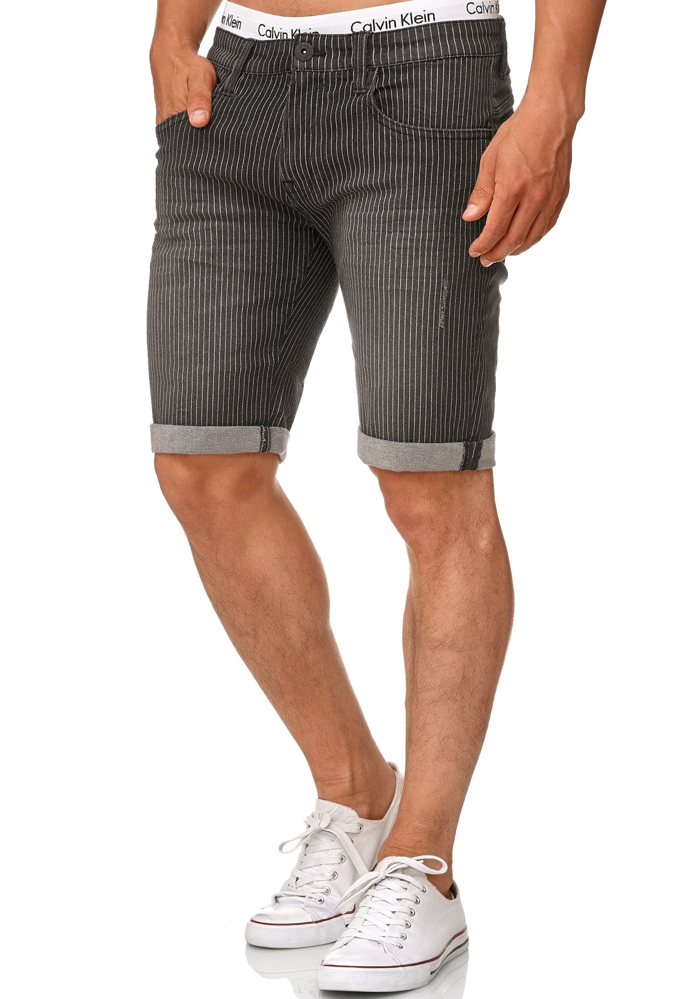 INDICODE JEANS Regular Jeans 'Caden' in Grijs: voorkant