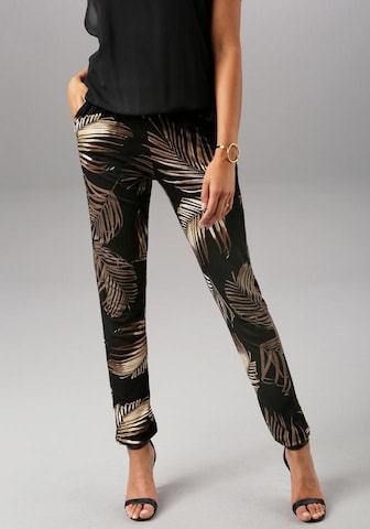 Aniston SELECTED Tapered Hose in Schwarz: Vorderseite