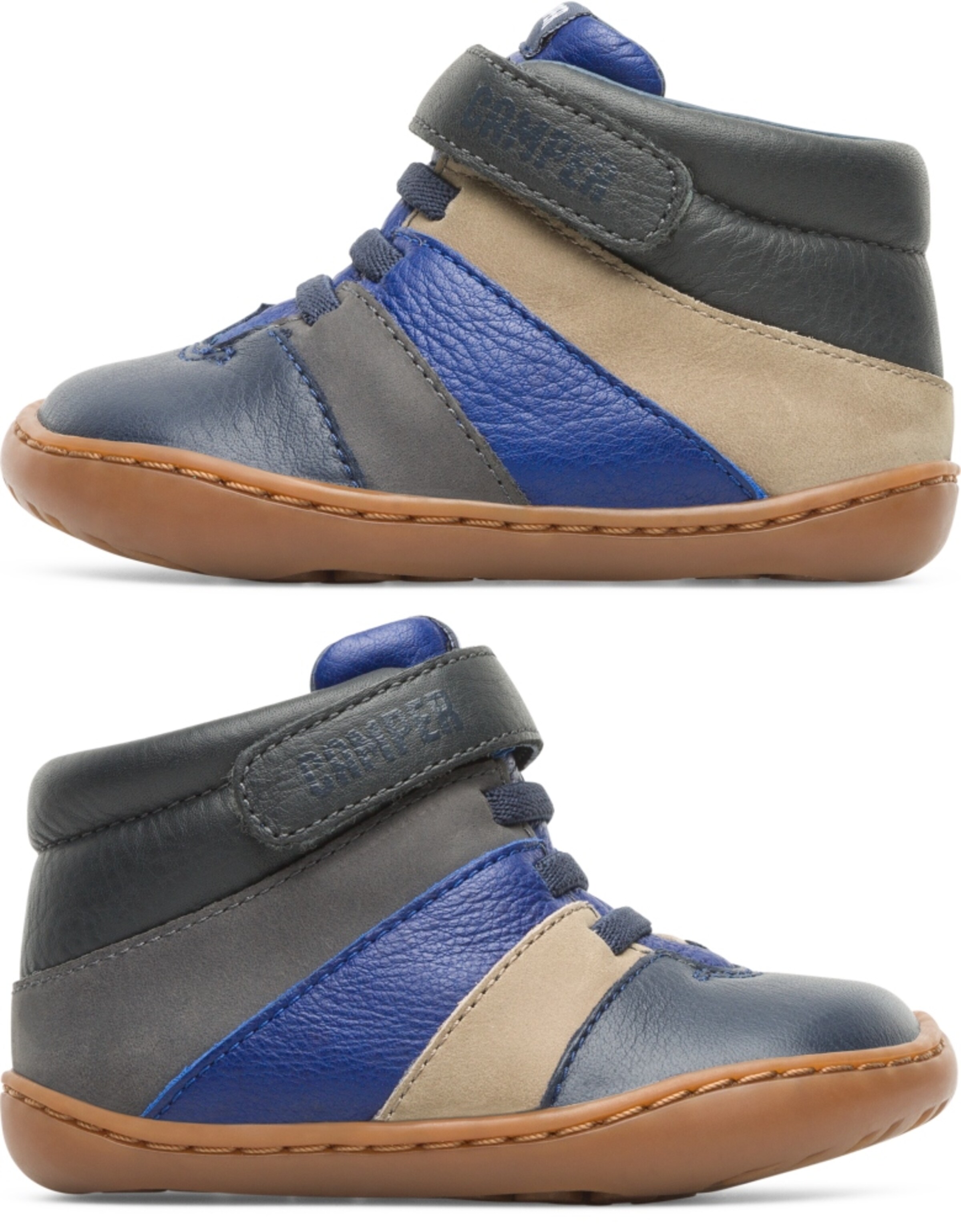 CAMPER Laarzen 'Twins' in Grijs