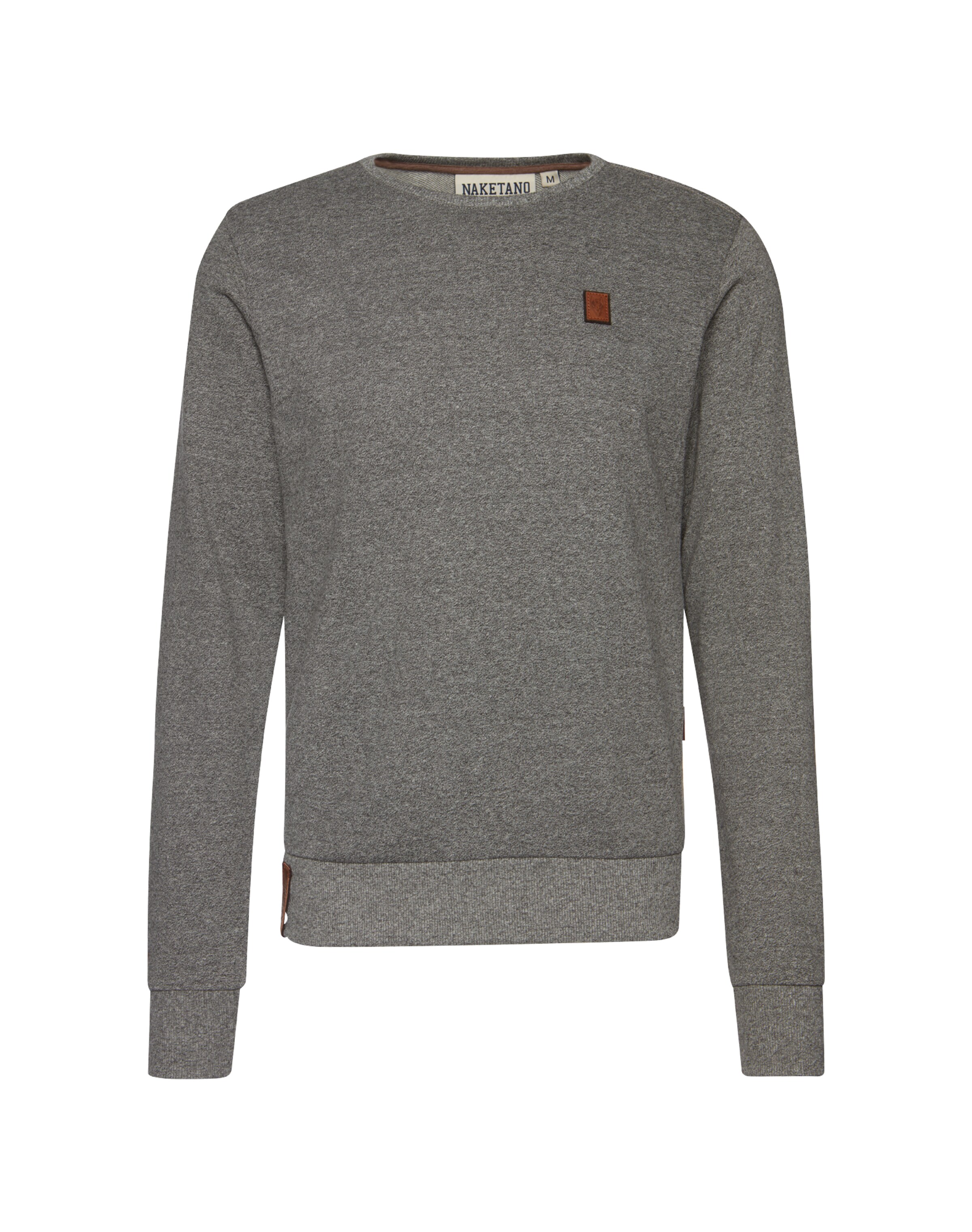 naketano - Sweatshirt in de kleur Grijs gemêleerd