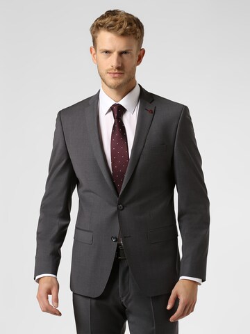 ROY ROBSON Slim fit Business Blazer in Grey: front