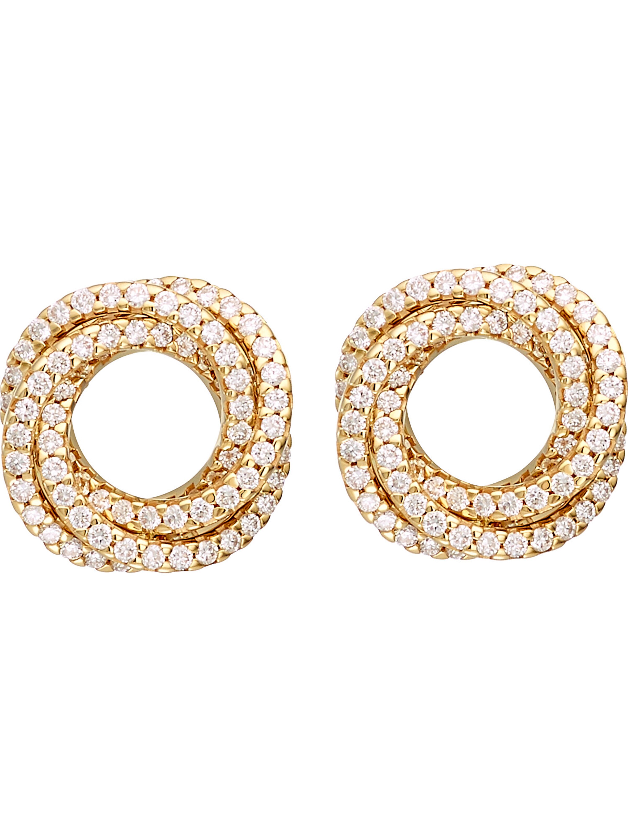 CHRIST Ohrstecker in Gold: Vorderseite