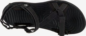 Sandales 'Lakewood Ride Sandal' JACK WOLFSKIN en noir