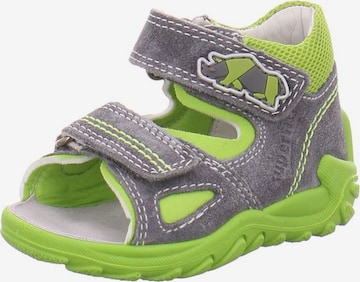 SUPERFIT First-Step Shoes in Grey: front