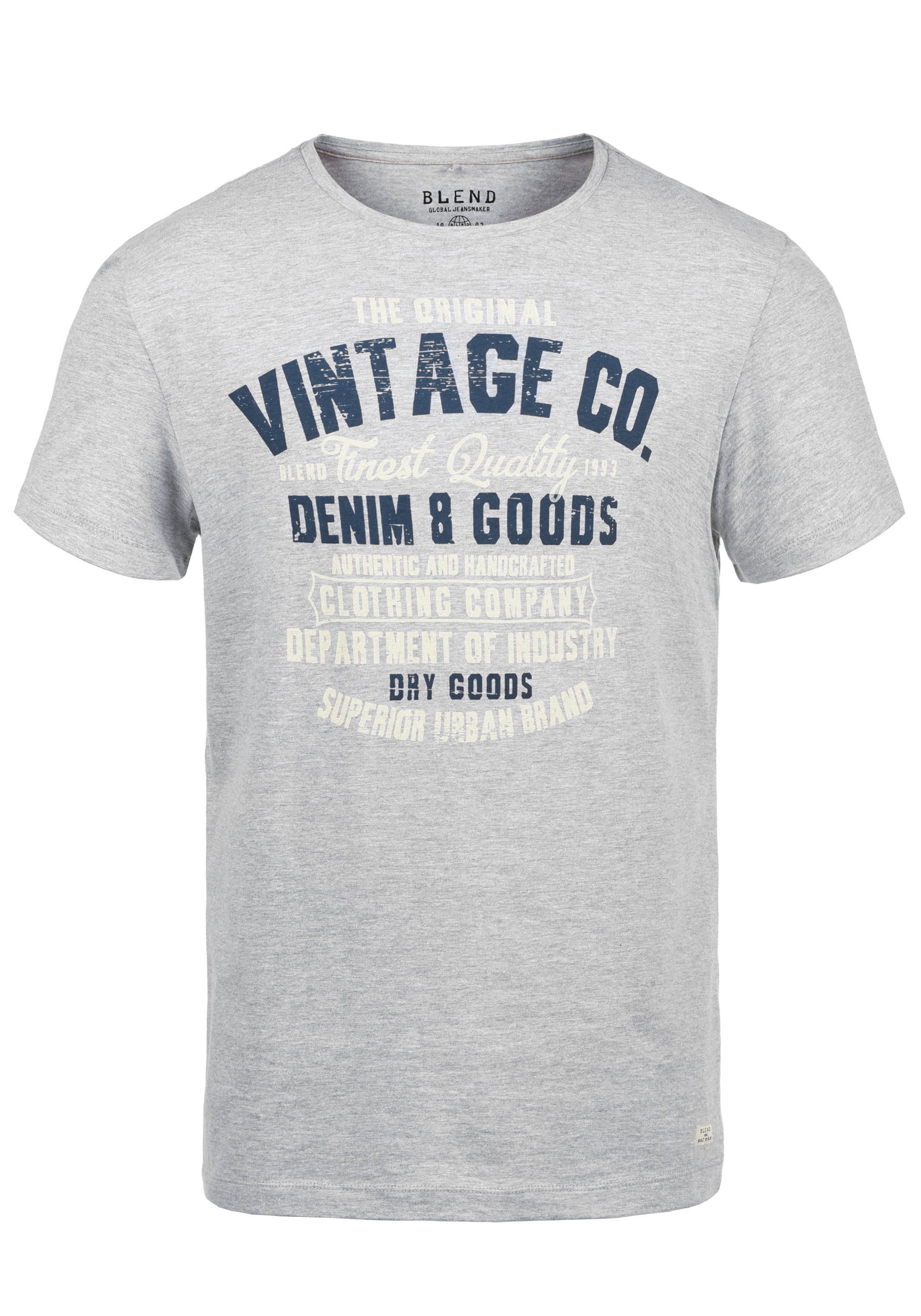 BLEND Shirt 'BHVadim' in Grijs: voorkant