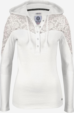 KangaROOS Sweatshirt in White: front