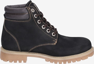 MUSTANG Lace-Up Ankle Boots in Black