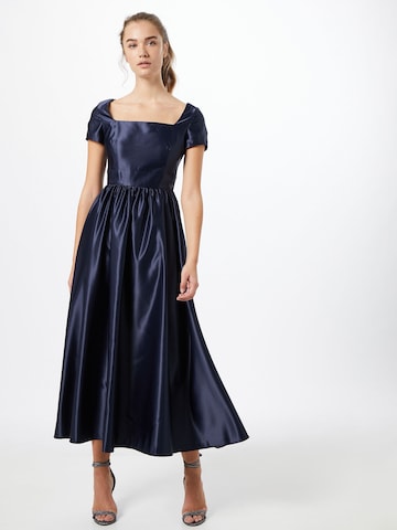 SWING - Vestido de noche en azul: frente