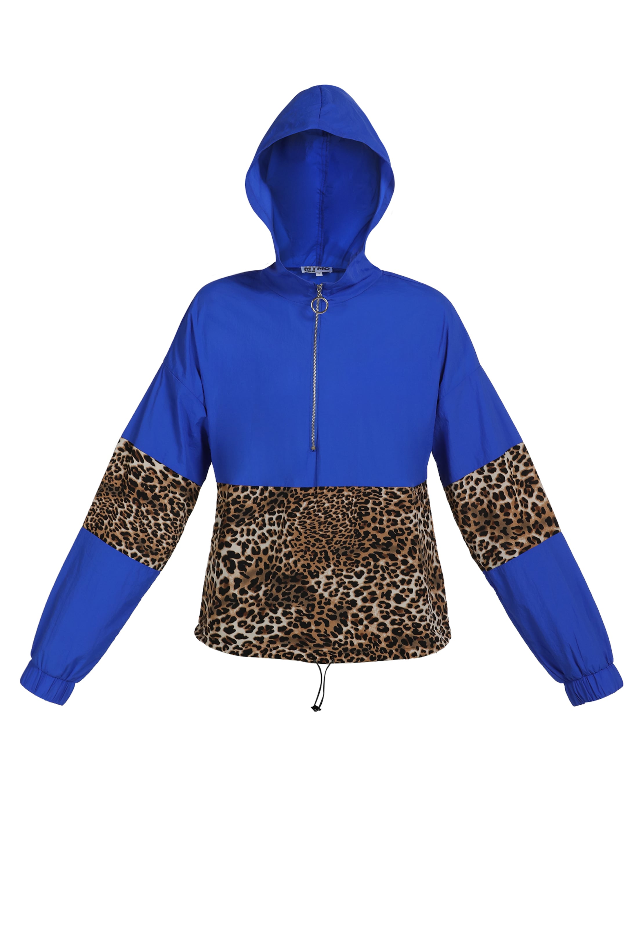 myMo ATHLSR Přechodná bunda – modrá: přední strana