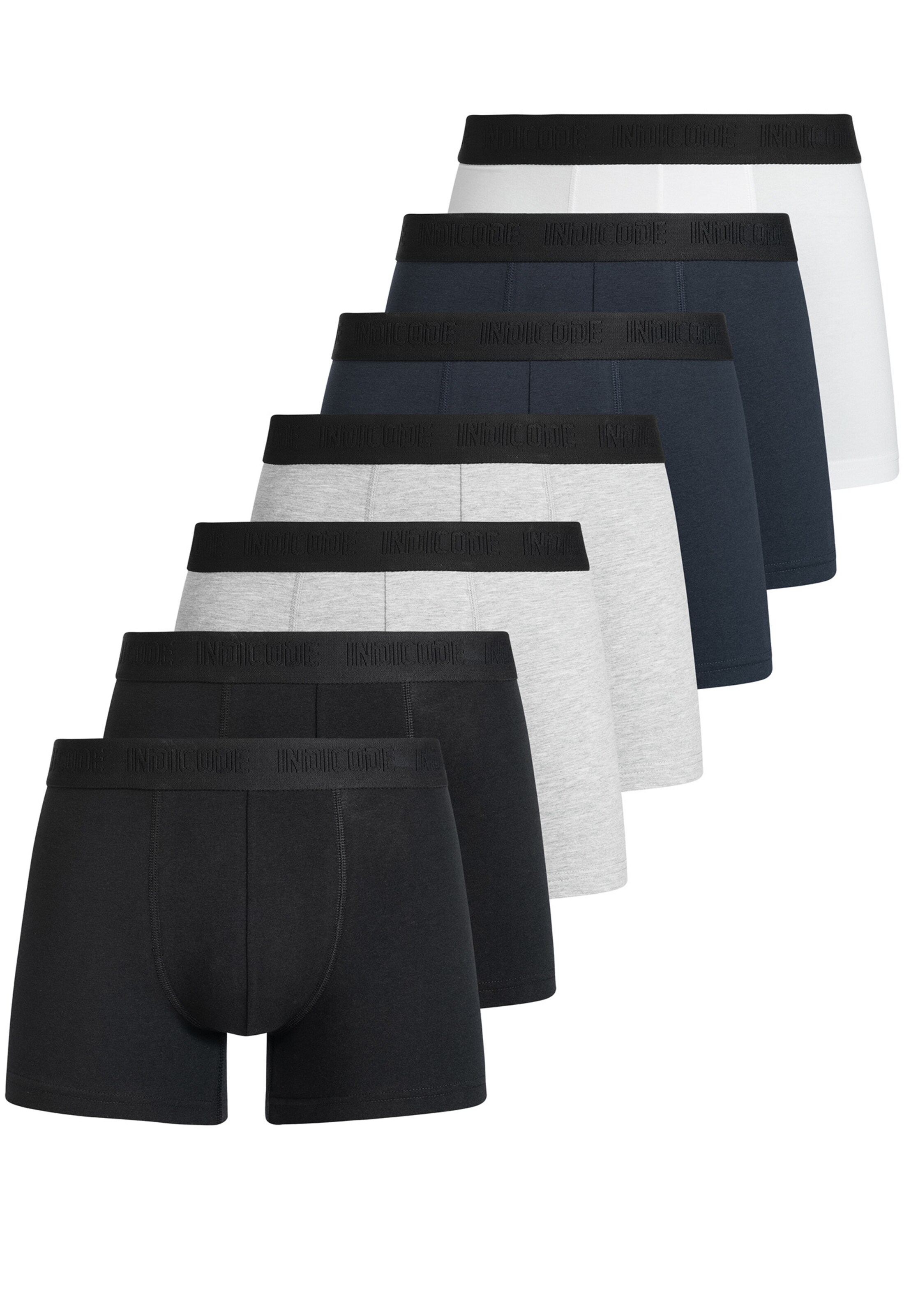 INDICODE JEANS Boxershorts 'Copenhagen' in Gemengde kleuren: voorkant