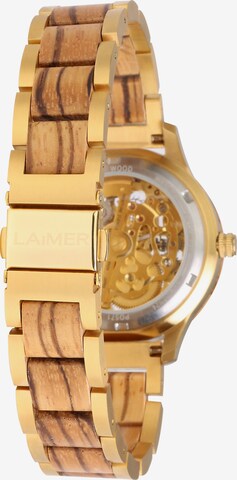 LAiMER Analog Watch in Brown