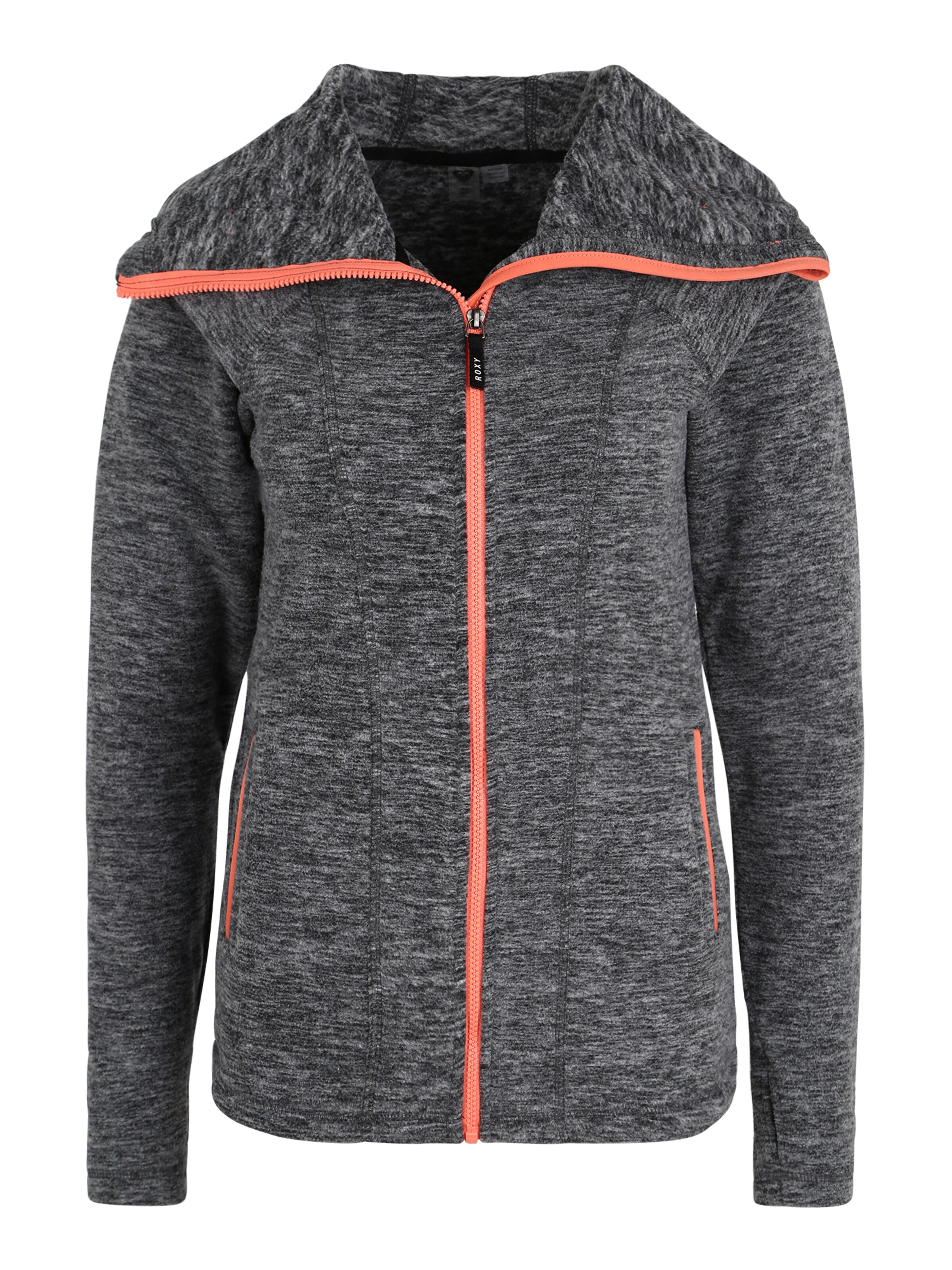 ROXY - Sportief sweatvest 'ELECT FEELIN 3 J OTLR' in de kleur Donkergrijs