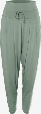 Kismet Yogastyle Loose fit Workout Pants 'Bali' in Green: front