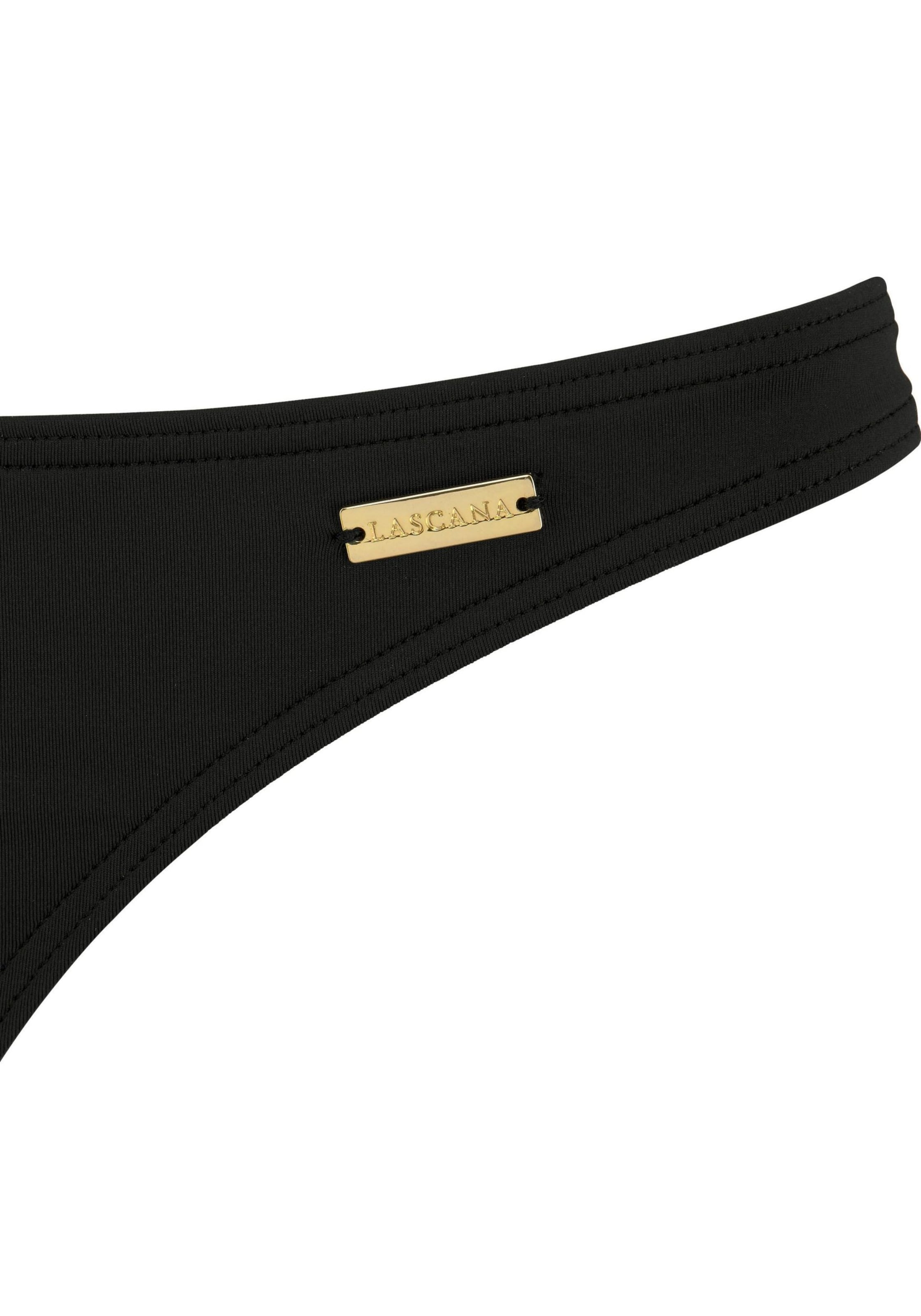 Slip costum de baie 'Italy' de la LASCANA pe negru