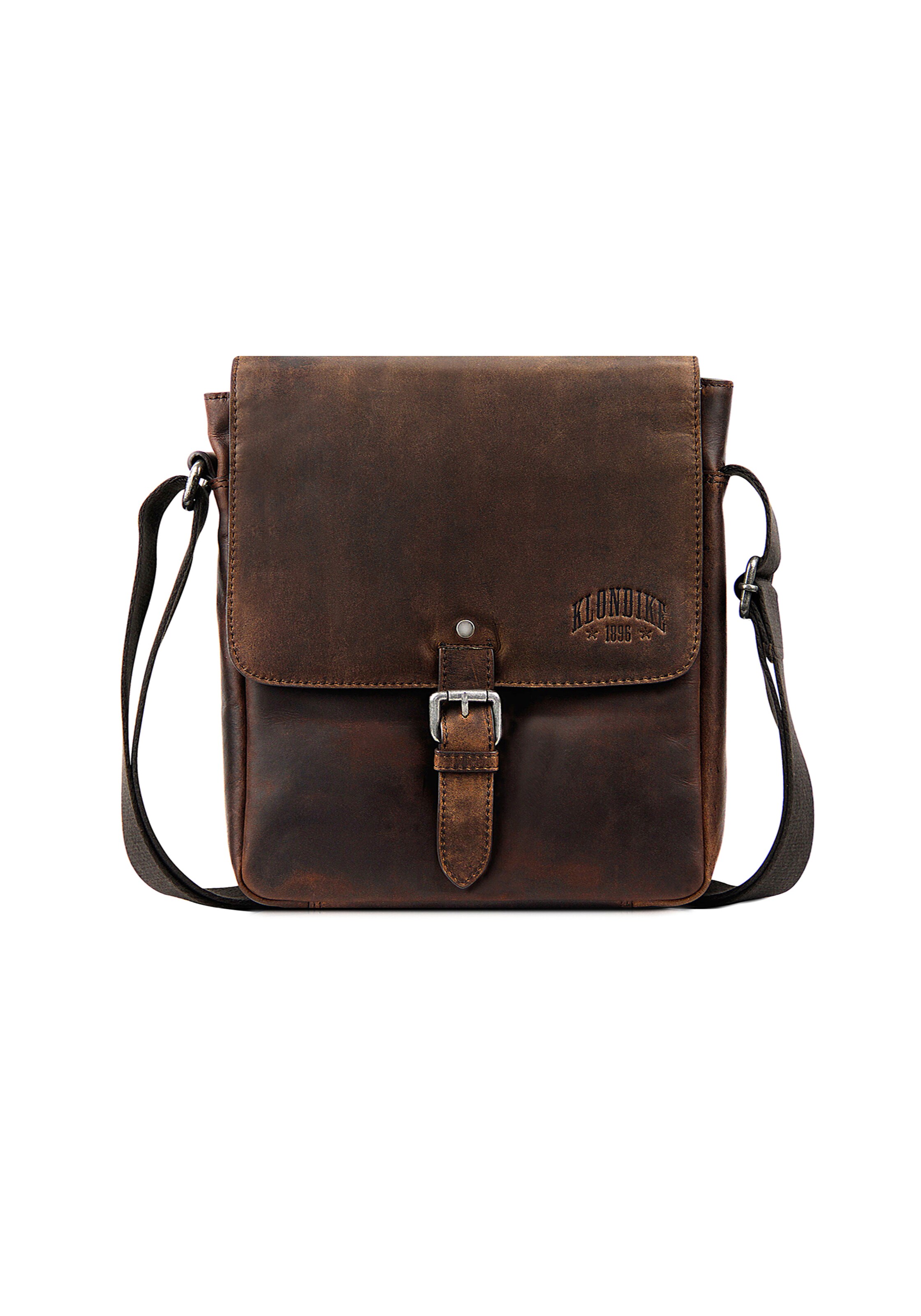 KLONDIKE 1896 - Schoudertas 'Erin' in de kleur Donkerbruin