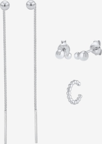 Boucles d'oreilles ELLI en argent : devant