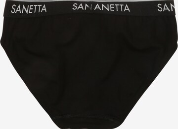 Sous-vêtements SANETTA en noir : derrière