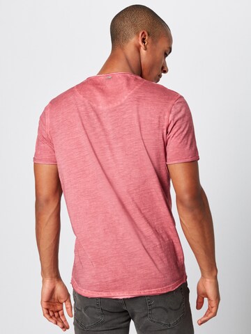 Key Largo - Camiseta 'Soda' en rojo: atrás