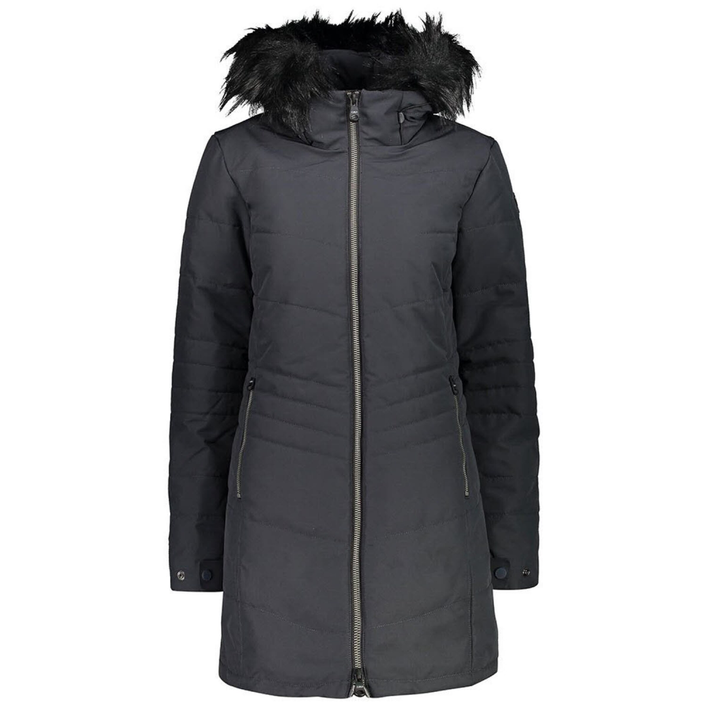 CMP Athletic Jacket 'Parka Fix Hood' in Grey: front