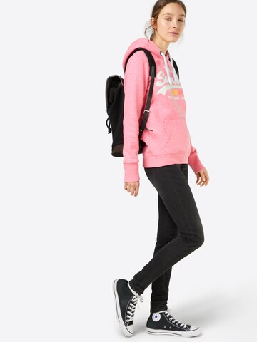 Sweat-shirt 'Vintage Pop Entry' Superdry en rose