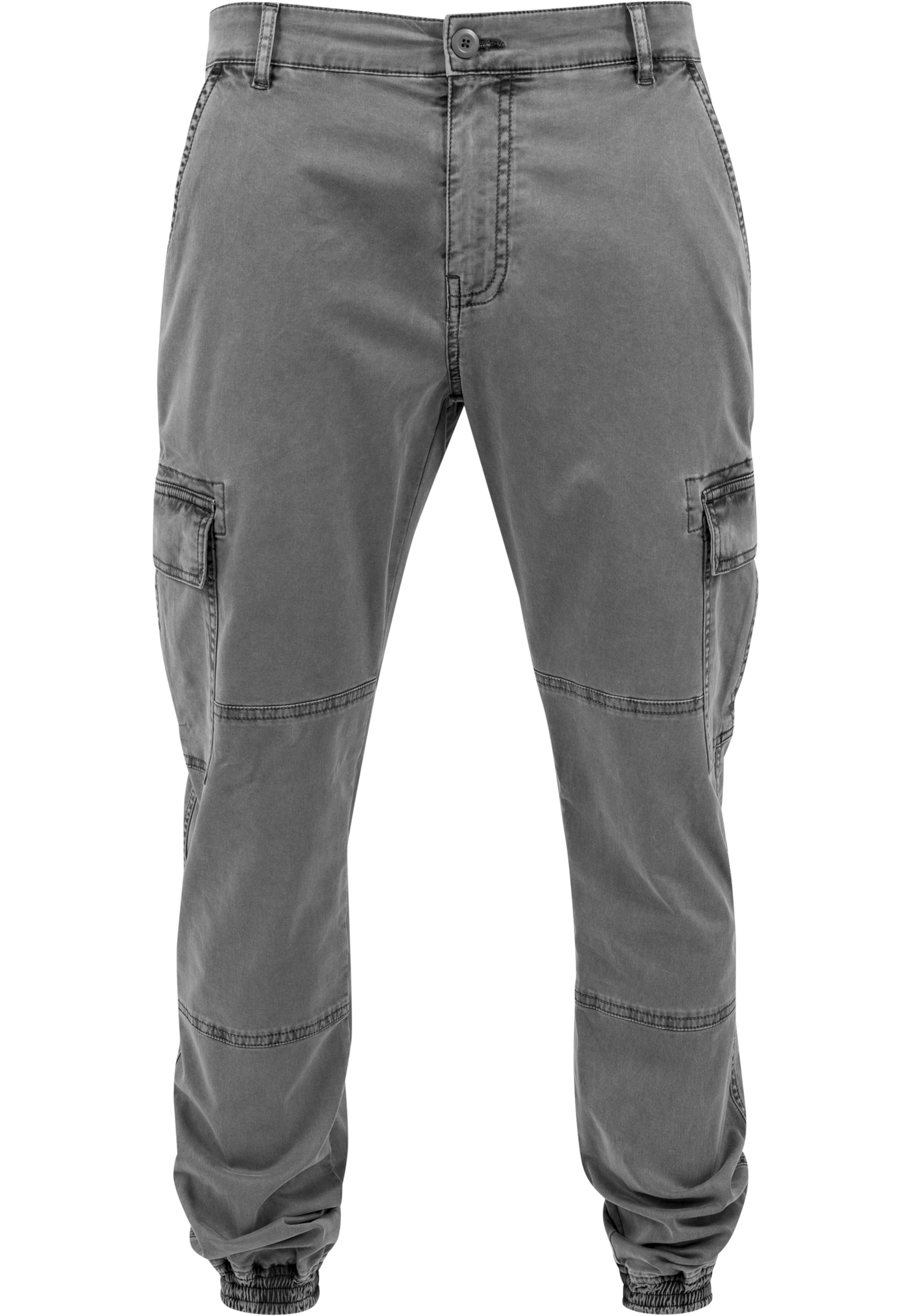 Tapered Pantaloni cargo di Urban Classics in grigio: frontale