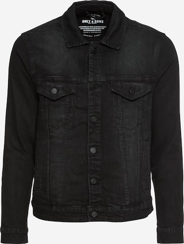 Veste mi-saison Only & Sons en noir : devant