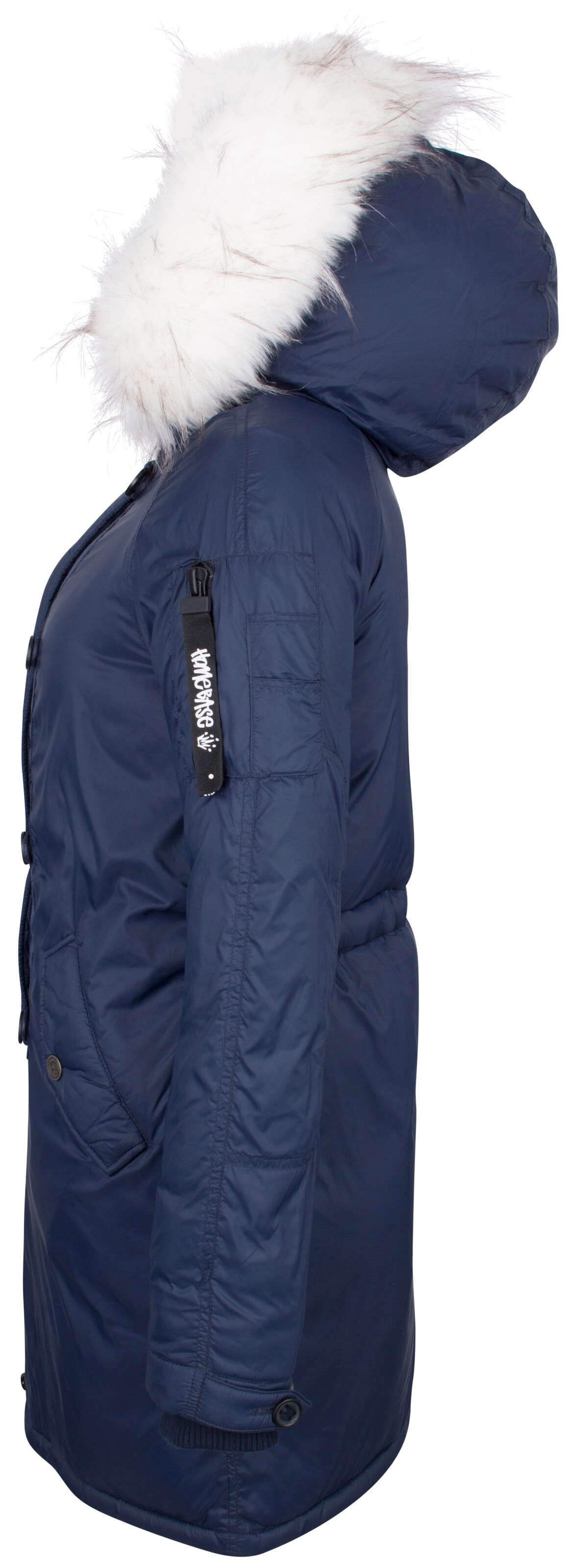 HOMEBASE Winter Parka in Blue
