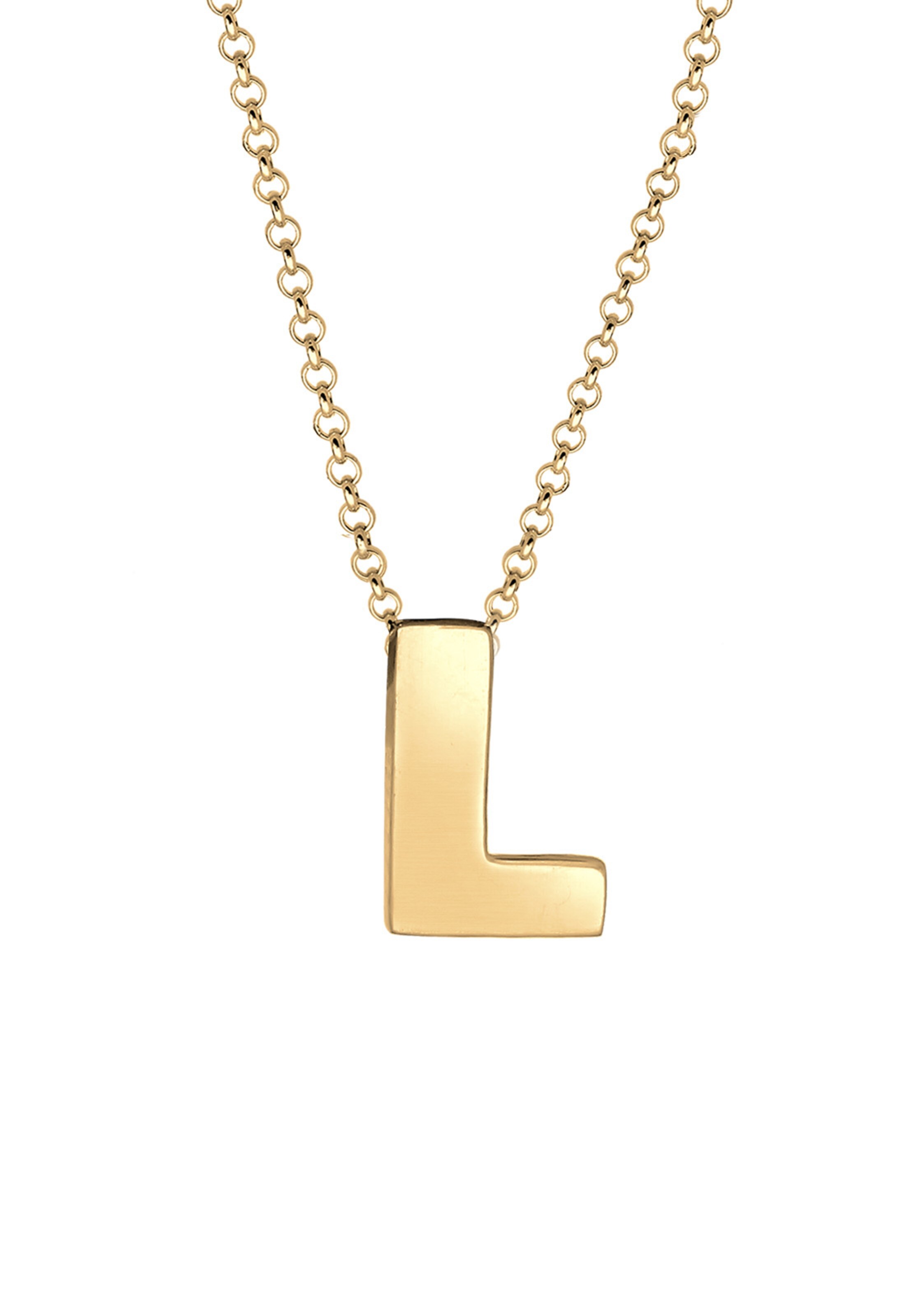 ELLI Kette 'Buchstabe - L' in Gold