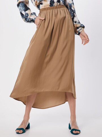 Gonna 'Tandra' di mbym in beige: frontale