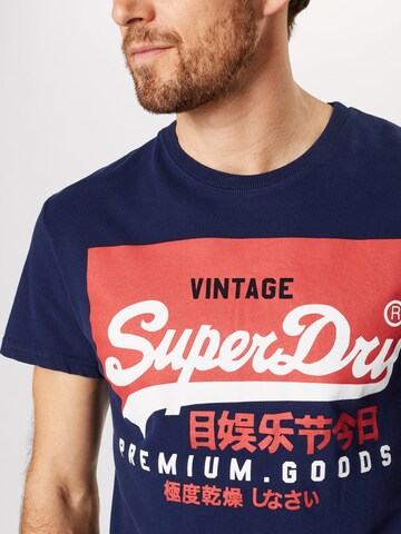 T-Shirt Superdry en bleu