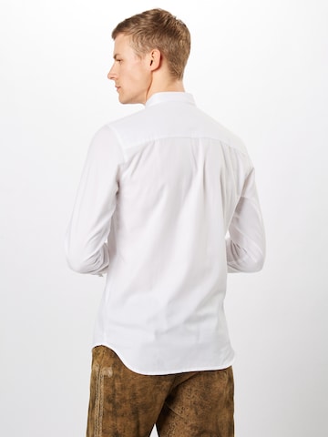 STOCKERPOINT Traditional Button Up Shirt 'Mika2' in White: back