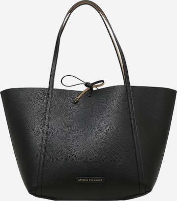 ARMANI EXCHANGE Shopper in Black: front