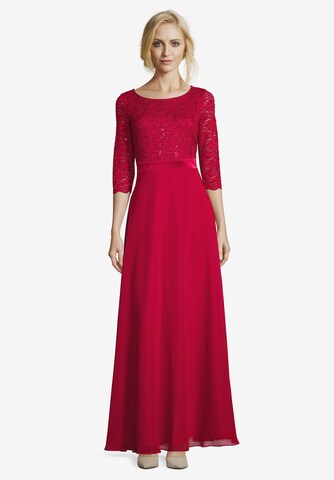 Vera Mont Evening Dress in Red: front