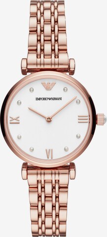 Emporio Armani Analog Watch in Gold: front