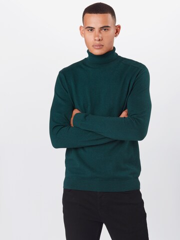 Regular fit Pullover 'Berg' di SELECTED HOMME in verde