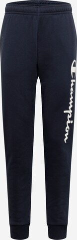 Champion Authentic Athletic Apparel Pants in Blue: front