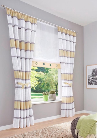 MY HOME Curtains & Drapes in Beige: front