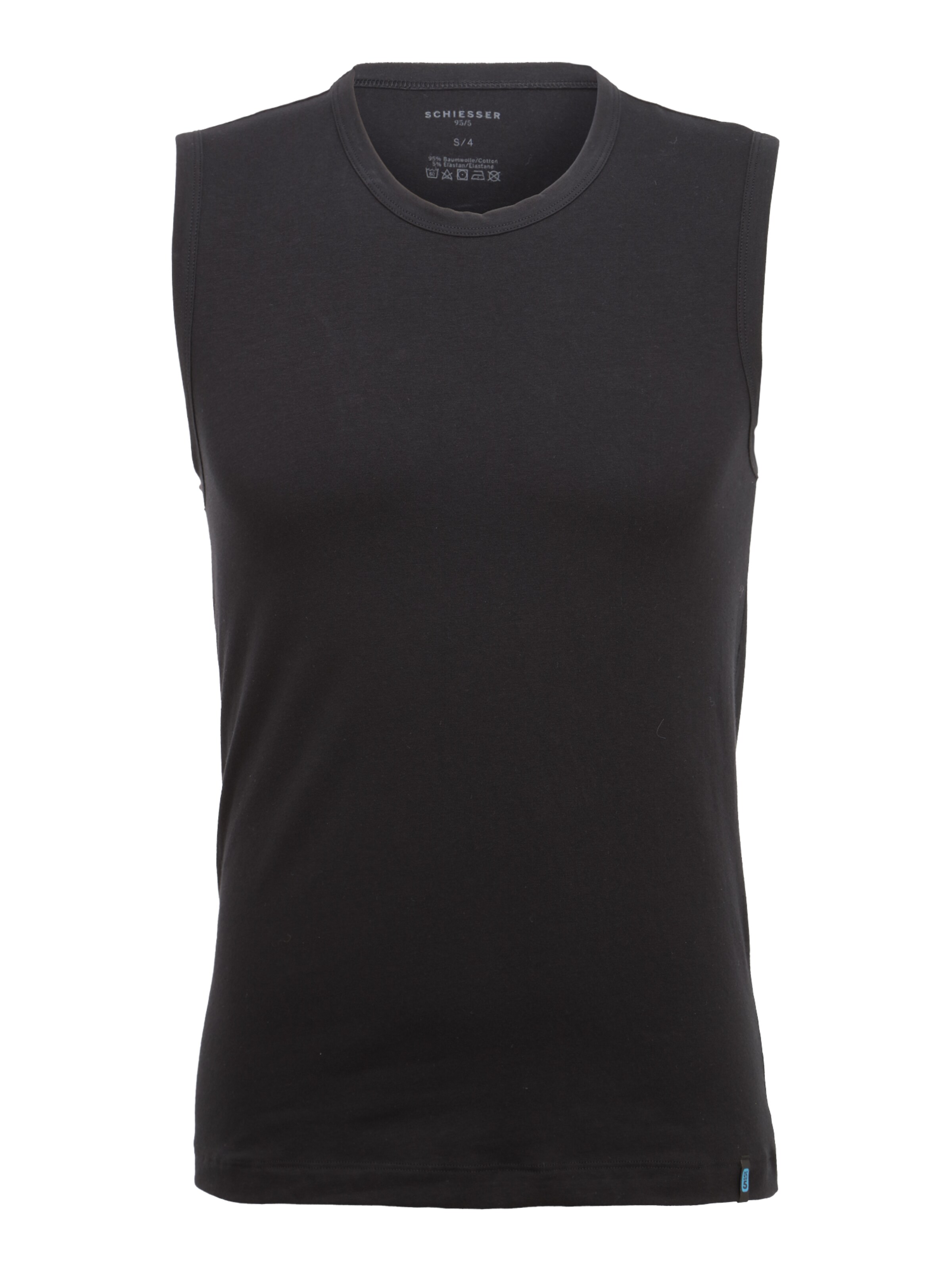 SCHIESSER - Onderhemd in de kleur Zwart