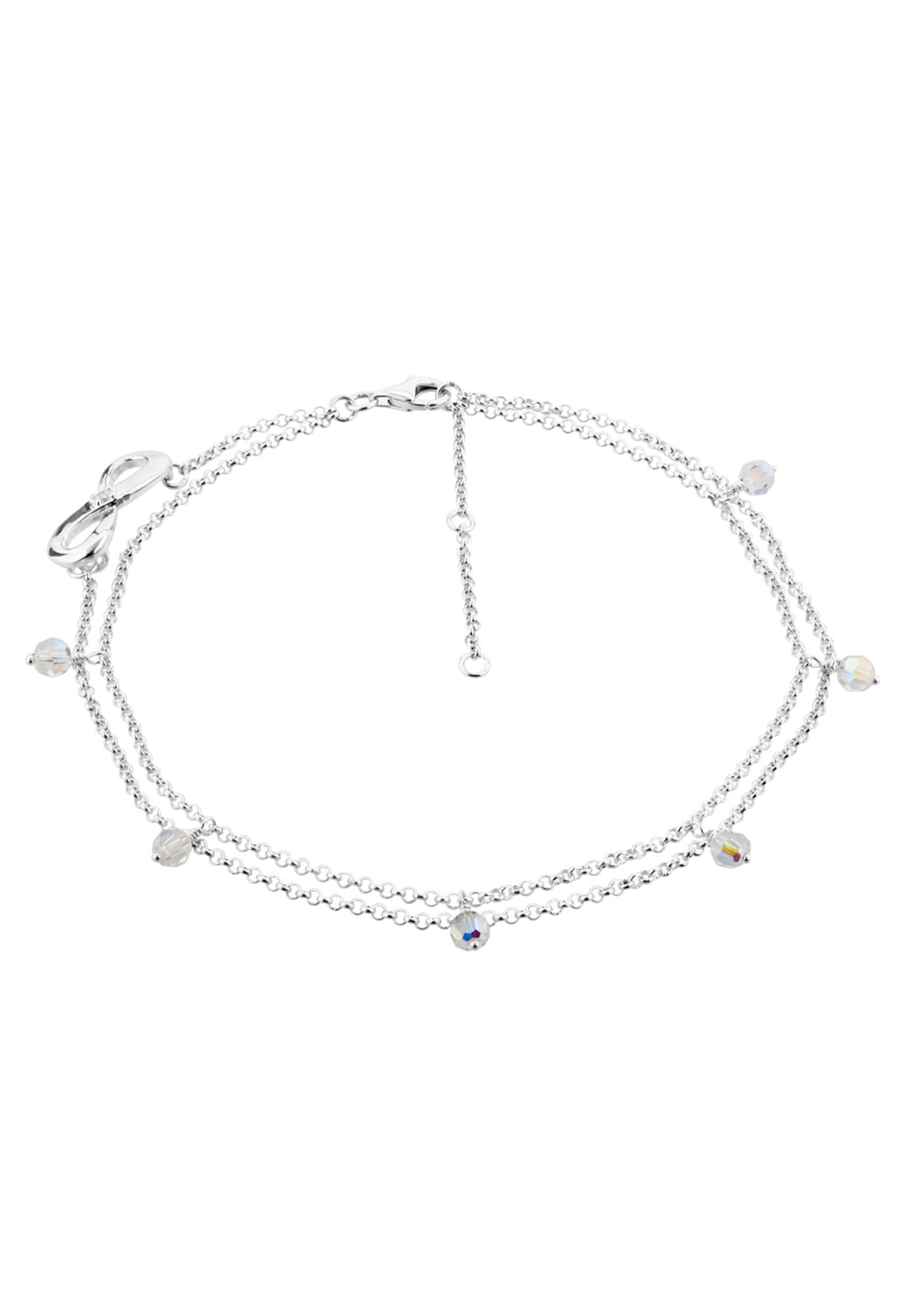 Bijoux de pied 'Infinity' Nenalina en argent : devant