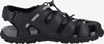 GEOX Hiking Sandals 'Strada' in Black