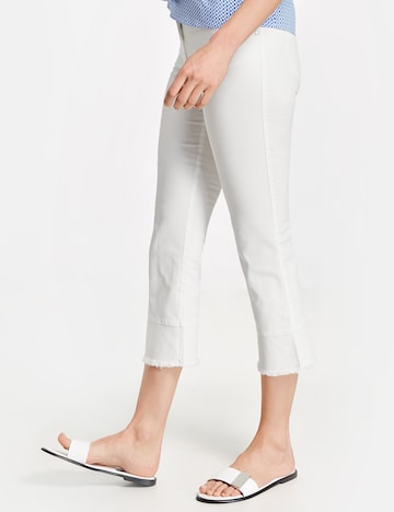 GERRY WEBER Regular Hose in Weiß