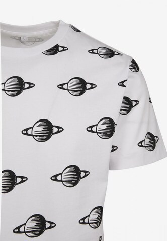 Mister Tee Shirt 'Nasa Planet' in Weiß: predná strana