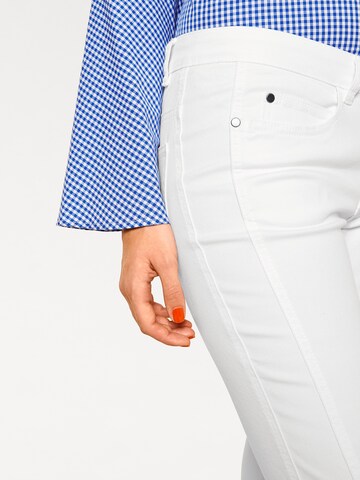 Coupe slim Pantalon heine en blanc