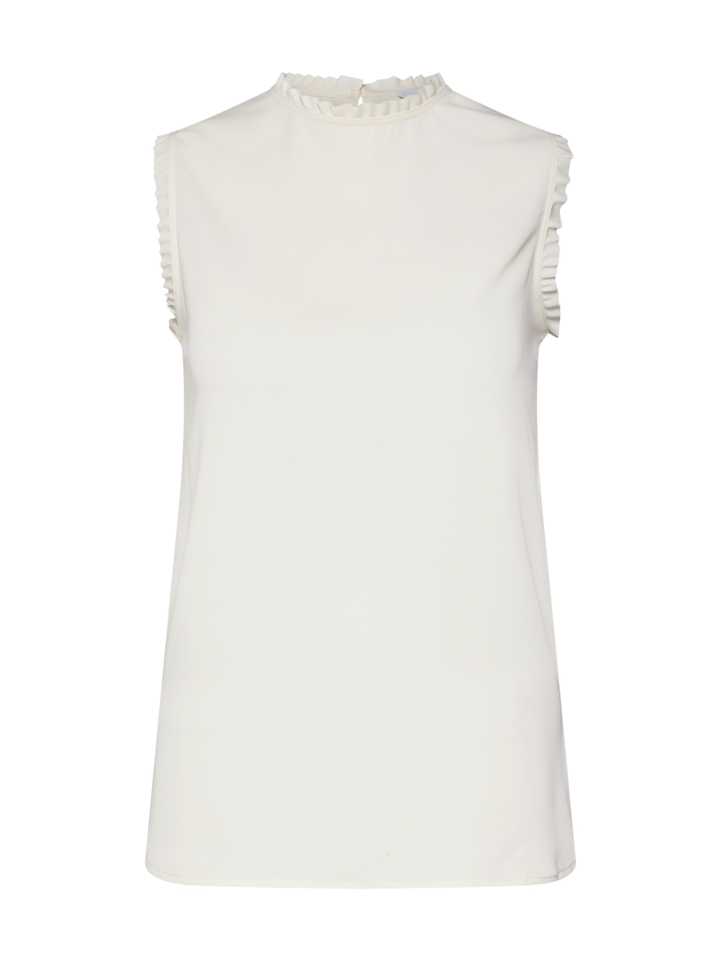 Calvin Klein - Top 'FRILL DETAIL TOP NS' in de kleur Wit