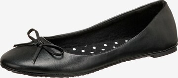 CITY WALK Ballet Flats in Black: front