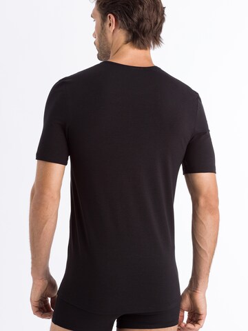 Hanro T-Shirt ' Natural Function ' in Schwarz