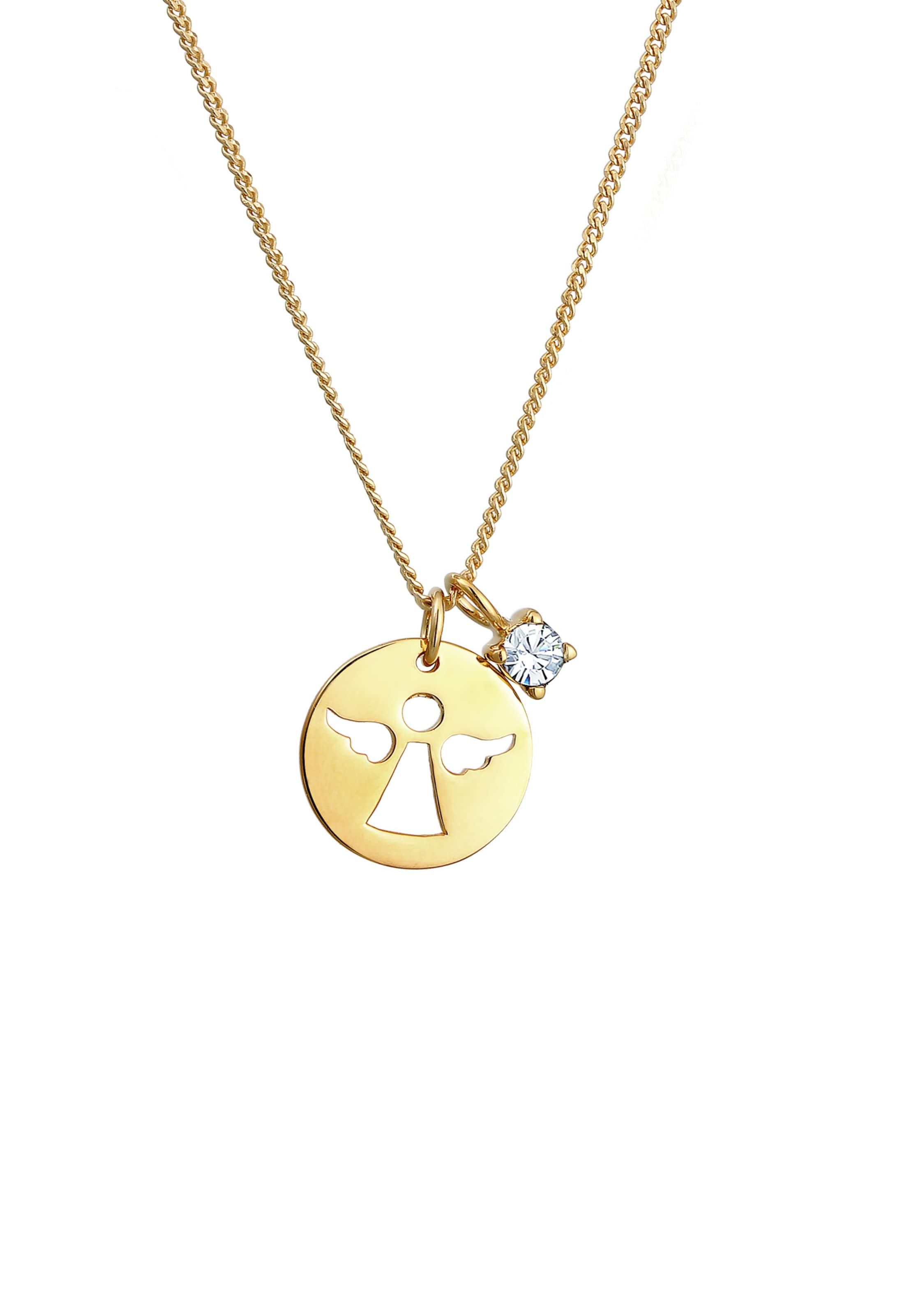 ELLI Ketting 'Engel' in Goud