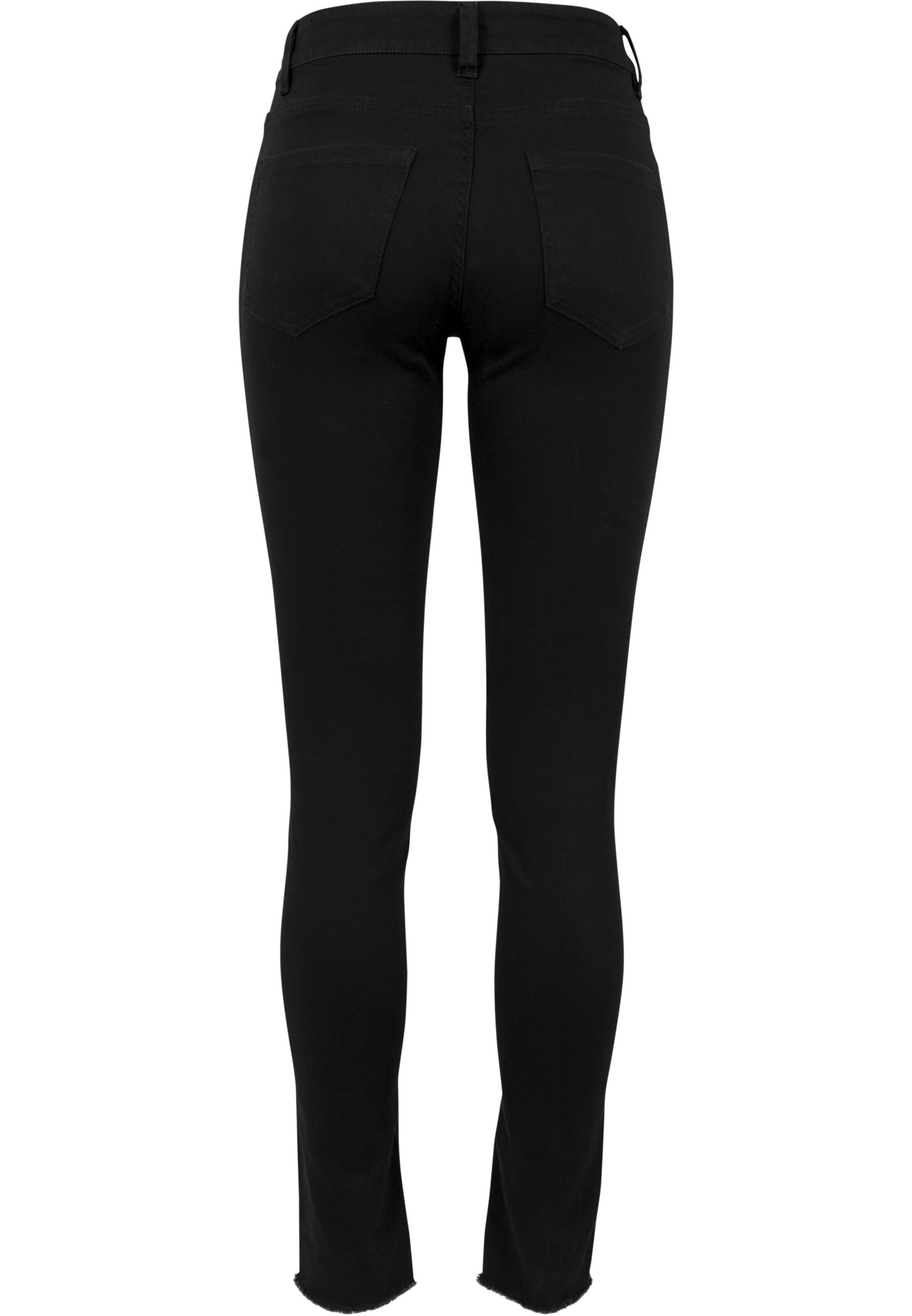 Urban Classics Skinny Jeans i svart