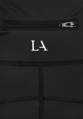 LASCANA ACTIVE Skinny Sportshorts in Schwarz